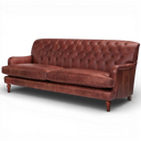 Handmade Howie Button Back Sofa | British-Made Vintage Leather Sofa