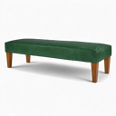 Handmade Vintage Leather Footstool Bench – British Made