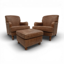 Howard Armchair – Distressed Vintage Leather, Handmade in Britain