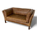 Groucho Handmade Deep Seated Leather Sofa | British Made