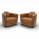 Jet Handmade Mid-Century Leather Armchair | British Made