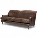 Howard Sofa – Distressed Vintage Leather, Handmade in Britain
