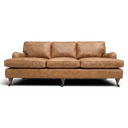 Harris Handmade Vintage Leather Sofa in Brown, handmade by Vintage Sofa Makers