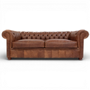 The Chester Handmade Vintage Leather Chesterfield Sofa – British Made