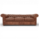 The Chester Handmade Vintage Leather Chesterfield Sofa – British Made