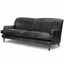 Howard Sofa – Distressed Vintage Leather, Handmade in Britain