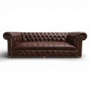 Hector Chesterfield Handmade Vintage Leather Sofa | British Made