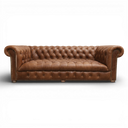 Hector Chesterfield Handmade Vintage Leather Sofa | British Made