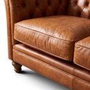Earl Chesterfield Leather Sofa