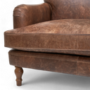 Howard Sofa – Distressed Vintage Leather, Handmade in Britain