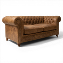 Hunter Handmade Vintage Leather Chesterfield Sofa