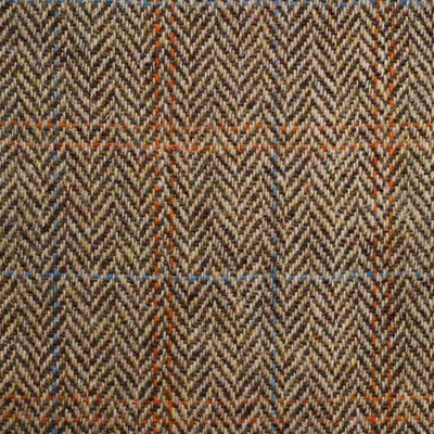 Genuine Harris Tweed: Bracken Brown (Herringbone)