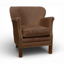 Handmade Eccentric Professor Leather Club Chair | British Made