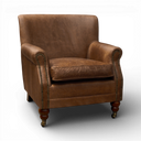 Wilder Handmade Distressed Vintage Leather Club Armchair – British Made