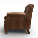 Wilder Handmade Distressed Vintage Leather Club Armchair – British Made