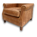 Burlington Handmade Vintage Leather Club Armchair | British Made