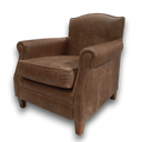 Burlington Handmade Vintage Leather Club Armchair – British Made