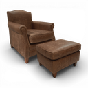 Burlington Handmade Vintage Leather Club Armchair | British Made