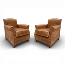 Burlington Handmade Vintage Leather Club Armchair | British Made