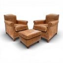 Burlington Handmade Vintage Leather Club Armchair | British Made