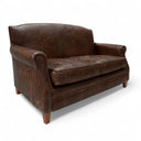 Burlington Club Sofa – Distressed Vintage Leather, Handmade in Britain