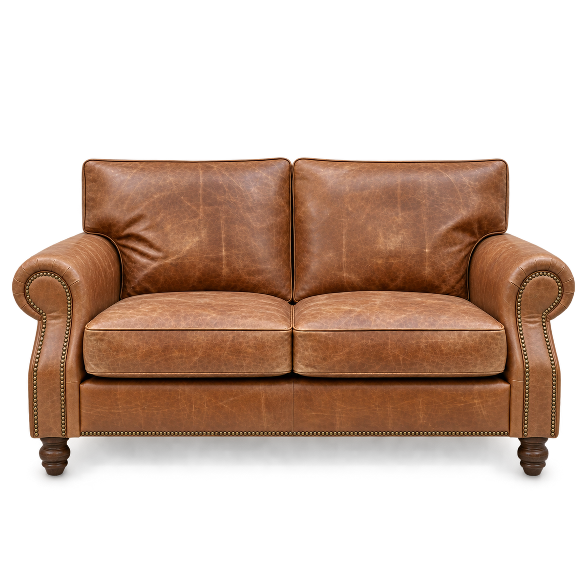 Distressed Vintage Leather Sofas