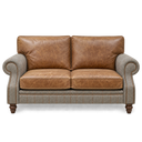 Hugh Harris Tweed & Leather Sofa