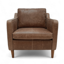 Handmade Dane Vintage Leather Mid Century Club Armchair | British Made
