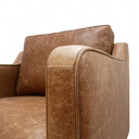Handmade Dane Vintage Leather Mid Century Club Armchair | British Made