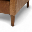 Handmade Dane Vintage Leather Mid Century Club Armchair | British Made