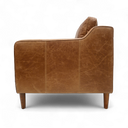 Dane Mid-Century Sofa – Distressed Vintage Leather, Handmade in Britain