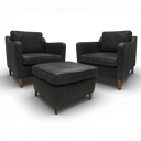 Handmade Dane Vintage Leather Mid Century Club Armchair | British Made