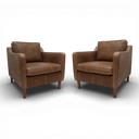 Handmade Dane Vintage Leather Mid Century Club Armchair | British Made