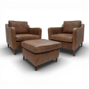 Handmade Dane Vintage Leather Mid Century Club Armchair | British Made