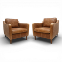 Handmade Dane Vintage Leather Mid Century Club Armchair | British Made