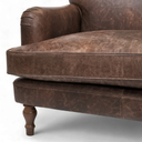 Howard Sofa – Distressed Vintage Leather, Handmade in Britain
