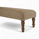 Handmade Harris Tweed Footstool Bench – British Made