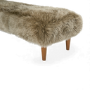 Handmade Sheepskin Bench Footstool – British Made