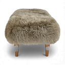 Handmade Sheepskin Bench Footstool – British Made