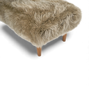 Handmade Sheepskin Bench Footstool – British Made