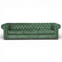 Alfie Handmade Vintage Leather Chesterfield Sofa – British Made