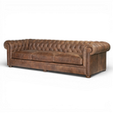 Alfie Handmade Vintage Leather Chesterfield Sofa – British Made