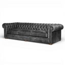 Alfie Handmade Vintage Leather Chesterfield Sofa – British Made