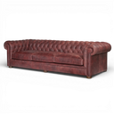 Alfie Handmade Vintage Leather Chesterfield Sofa – British Made