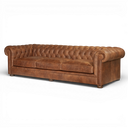 Alfie Handmade Vintage Leather Chesterfield Sofa – British Made