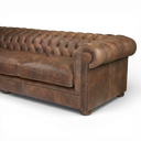 Alfie Handmade Vintage Leather Chesterfield Sofa – British Made