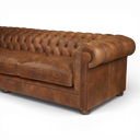 Alfie Handmade Vintage Leather Chesterfield Sofa – British Made