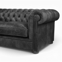 Alfie Handmade Vintage Leather Chesterfield Sofa – British Made