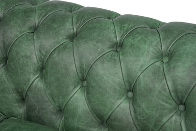 Distressed Vintage Leather: Green