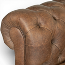 Alfie Handmade Vintage Leather Chesterfield Sofa – British Made